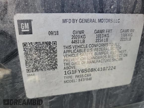 ✅ 2019 Chevrolet Bolt EV LT • VIN: 1G1FY6S08K4107224 • Lot: 53972835. Wystawiony na Copart z przebiegiem 66 491 mil. Bezpłatny archiwum sprzedaży aukcyjnych z USA i szczegółowy raport historii pojazdu na DreamBid. Zdjęcie 13.