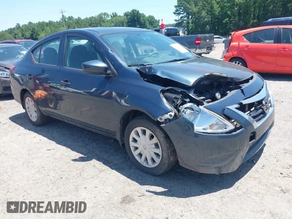 ✅ 2017 Nissan Versa SV • VIN: 3N1CN7AP1HL842656 • Lot: 42524283. Listed on IAAI with 187,546 mi. Free auction sales archive from the USA and detailed vehicle history report at DreamBid. Image 1.