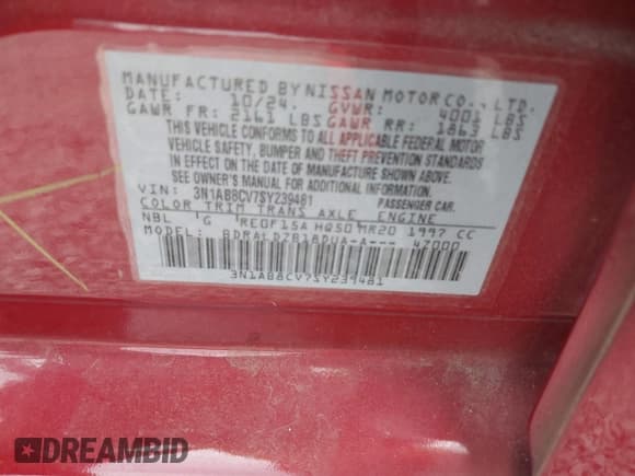 ✅ 2025 Nissan Sentra SV • VIN: 3N1AB8CV7SY239481 • Lot: 43775405. Wystawiony na IAAI z przebiegiem 30 844 mil. Bezpłatny archiwum sprzedaży aukcyjnych z USA i szczegółowy raport historii pojazdu na DreamBid. Zdjęcie 9.