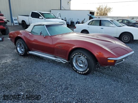 ✅ 1970 Chevrolet Corvette • VIN: 194670S401486 • Лот: 42833135. Опубликован ранее на Copart с пробегом 13 015 миль. Бесплатный доступ к архиву аукционных продаж из США и подробный отчёт об истории автомобиля на DreamBid. Изображение 4.