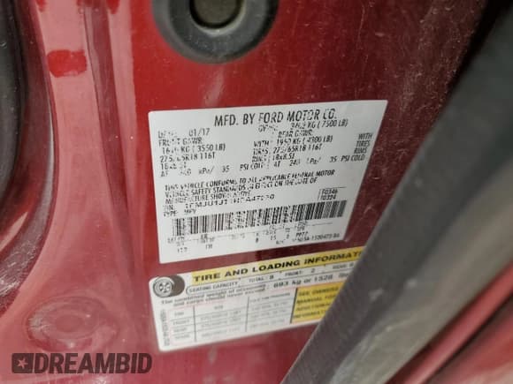 ✅ 2017 Ford Expedition XLT • VIN: 1FMJU1JT1HEA47930 • Lot: 52762545. Listed on Copart with 201,146 mi. Free auction sales archive from the USA and detailed vehicle history report at DreamBid. Image 13.