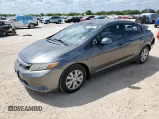✅ 2012 Honda Civic LX • VIN: 2HGFB2F50CH561531 • Lot: 81768315. Listed on Copart with 116,372 mi. Free auction sales archive from the USA and detailed vehicle history report at DreamBid. Image 1.