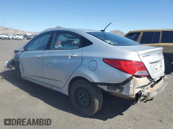 ✅ 2017 Hyundai Accent SE • VIN: KMHCT4AE8HU168569 • Lot: 81775035. Listed on Copart with 115,483 mi. Free auction sales archive from the USA and detailed vehicle history report at DreamBid. Image 2.