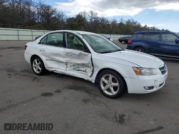 2008 Hyundai Sonata SE with VIN 5NPEU46C48H363581, listed as a Copart auction lot 72909724 with 89,028 mi miles and Salvage title. Bid and sale history available at DreamBid. Image 4.