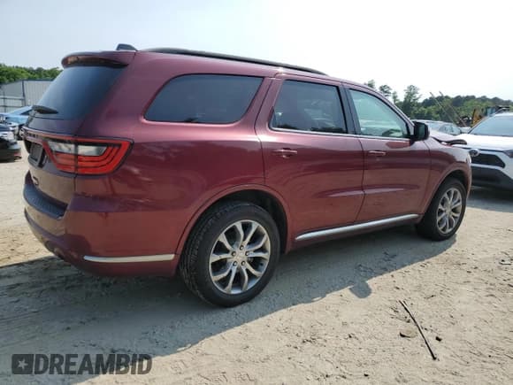 ✅ 2017 Dodge Durango SXT • VIN: 1C4RDJAG6HC960947 • Lot: 59279685. Listed on Copart with 69,798 mi. Free auction sales archive from the USA and detailed vehicle history report at DreamBid. Image 3.