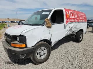 ✅ 2014 Chevrolet Express Cargo • VIN: 1GCWGFCA9E1213818 • Lot: 71080215. Listed on Copart with Not provided. Free auction sales archive from the USA and detailed vehicle history report at DreamBid. Image 1.