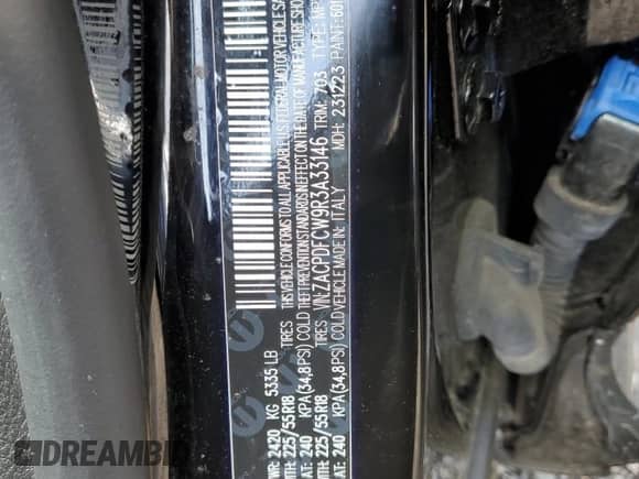 2024 Dodge Hornet R/T z VIN ZACPDFCW9R3A33146, wystawiony jako Copart lot #59119115 z przebiegiem 17 007 mil mil oraz Nie do naprawy • Non repairable. Historia ofert i sprzedaży dostępna na DreamBid. Obrazek 13.