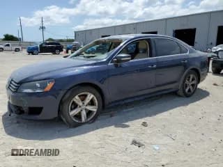 ✅ 2013 Volkswagen Passat SE • VIN: 1VWBH7A31DC105490 • Lot: 67182915. Listed on Copart with 144,813 mi. Free auction sales archive from the USA and detailed vehicle history report at DreamBid. Image 1.