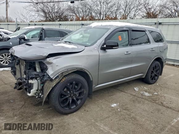 ✅ 2019 Dodge Durango GT Plus • VIN: 1C4RDJDGXKC754808 • Lot: 95384335. Listed on Copart with 104,122 mi. Free auction sales archive from the USA and detailed vehicle history report at DreamBid. Image 1.