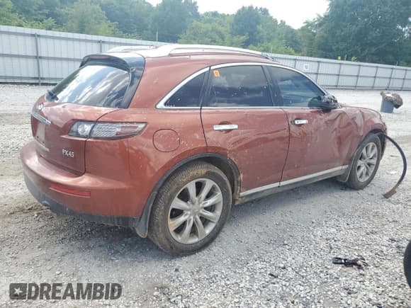 ✅ 2008 Infiniti FX Options • VIN: JNRBS08W68X400384 • Lot: 59956025. Listed on Copart with 173,499 mi. Free auction sales archive from the USA and detailed vehicle history report at DreamBid. Image 3.