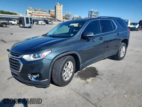 ✅ 2019 Chevrolet Traverse LT Cloth • VIN: 1GNERGKW1KJ206826 • Lot: 90917795. Wystawiony na Copart z przebiegiem 94 485 mil. Bezpłatny archiwum sprzedaży aukcyjnych z USA i szczegółowy raport historii pojazdu na DreamBid. Zdjęcie 1.