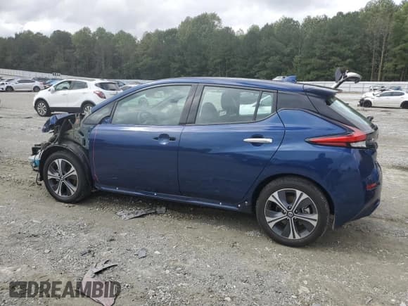 ✅ 2020 Nissan LEAF SL Plus • VIN: 1N4BZ1DP8LC304830 • Лот: 82299925. Опубликован ранее на Copart с пробегом 51 024 миль. Бесплатный доступ к архиву аукционных продаж из США и подробный отчёт об истории автомобиля на DreamBid. Изображение 2.