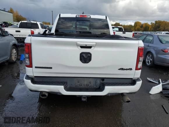 2021 Ram 1500 Big Horn z VIN 1C6SRFFM6MN766584, wystawiony jako Copart lot #80332284 z przebiegiem 68 395 mil mil oraz Szkoda całkowita • Salvage title. Historia ofert i sprzedaży dostępna na DreamBid. Obrazek 6.