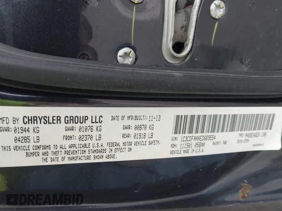 ✅ 2014 Dodge Dart SE • VIN: 1C3CDFAAXED669554 • Лот: 41480963. Опубликован ранее на IAAI с пробегом 218 791 миль. Бесплатный доступ к архиву аукционных продаж из США и подробный отчёт об истории автомобиля на DreamBid. Изображение 9.