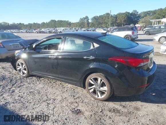 ✅ 2015 Hyundai Elantra SE • VIN: KMHDH4AE2FU433232 • Lot: 43521046. Listed on IAAI with 136,397 mi. Free auction sales archive from the USA and detailed vehicle history report at DreamBid. Image 3.