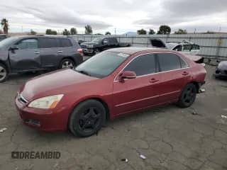 2007 Honda Accord with VIN JHMCN36557C003003, listed as a Copart auction lot 80298864 with 129,053 mi miles and Salvage title. Bid and sale history available at DreamBid. Image 1.