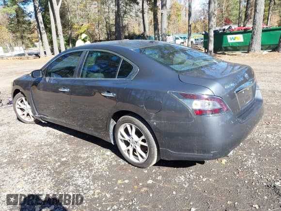 ✅ 2012 Nissan Maxima SV • VIN: 1N4AA5AP8CC828915 • Lot: 43685063. Listed on IAAI with 214,363 mi. Free auction sales archive from the USA and detailed vehicle history report at DreamBid. Image 3.
