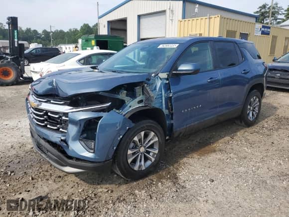 2025 Chevrolet Equinox FWD LT с VIN 3GNAXHEG4SL226818, выставлен на аукционе Copart как лот 62033895 с пробегом 9 920 миль миль и Чистый • Clean title. История ставок и продаж доступна на DreamBid. Изображение 1.