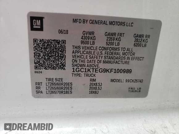 ✅ 2019 Chevrolet Silverado 2500HD LTZ • VIN: 1GC1KTEG9KF100989 • Lot: 72360484. Wystawiony na Copart z przebiegiem 141 313 mil. Bezpłatny archiwum sprzedaży aukcyjnych z USA i szczegółowy raport historii pojazdu na DreamBid. Zdjęcie 12.