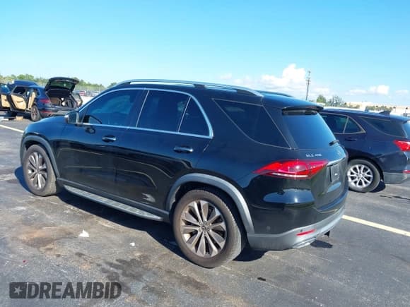✅ 2020 Mercedes-Benz GLE 450 • VIN: 4JGFB5KBXLA255894 • Lot: 43225459. Listed on IAAI with 37,536 mi. Free auction sales archive from the USA and detailed vehicle history report at DreamBid. Image 3.