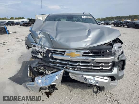 2025 Chevrolet Silverado 1500 LTZ with VIN 2GCUKGED0S1115169, listed as a Copart auction lot 71865045 with 12,571 mi miles and Salvage title. Bid and sale history available at DreamBid. Image 5.