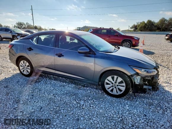 ✅ 2024 Nissan Sentra S • VIN: 3N1AB8BV6RY275707 • Lot: 91601045. Listed on Copart with 61,530 mi. Free auction sales archive from the USA and detailed vehicle history report at DreamBid. Image 4.
