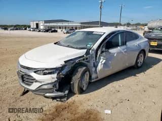 2021 Chevrolet Malibu LS z VIN 1G1ZB5ST3MF036377, wystawiony jako Copart lot #69361075 z przebiegiem 79 796 mil mil oraz Szkoda całkowita • Salvage title. Historia ofert i sprzedaży dostępna na DreamBid. Obrazek 1.