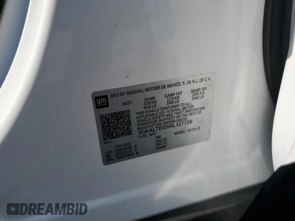 ✅ 2024 GMC Terrain SLE • VIN: 3GKALTEG5RL117726 • Lot: 70152705. Listed on Copart with 18,725 mi. Free auction sales archive from the USA and detailed vehicle history report at DreamBid. Image 12.