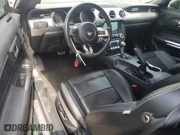 2023 Ford Mustang EcoBoost with VIN 1FA6P8TH2P5102070, listed as a Copart auction lot 80559365 with 35,630 mi miles and Salvage title. Bid and sale history available at DreamBid. Image 8.