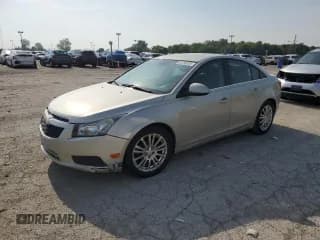✅ 2013 Chevrolet Cruze ECO • VIN: 1G1PH5SB6D7164815 • Lot: 65398505. Listed on Copart with 162,697 mi. Free auction sales archive from the USA and detailed vehicle history report at DreamBid. Image 1.