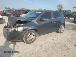 2013 Chevrolet Sonic LT with VIN 1G1JC6SG4D4183404, listed as a Copart auction lot 80407575 with Not provided miles and Salvage title. Bid and sale history available at DreamBid. Image 1.