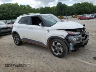 ✅ 2020 Hyundai Venue SEL • VIN: KMHRC8A39LU018415 • Lot: 56868634. Listed on Copart with Not provided. Free auction sales archive from the USA and detailed vehicle history report at DreamBid. Image 4.