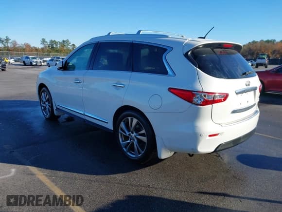 ✅ 2013 Infiniti JX35 • VIN: 5N1AL0MM8DC352395 • Lot: 43663598. Wystawiony na IAAI z przebiegiem 140 178 mil. Bezpłatny archiwum sprzedaży aukcyjnych z USA i szczegółowy raport historii pojazdu na DreamBid. Zdjęcie 3.