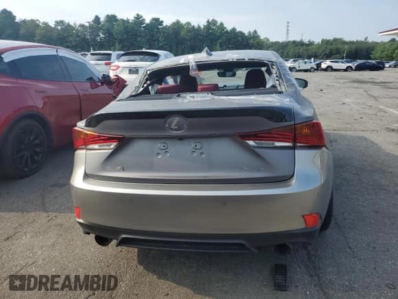 ✅ 2018 Lexus IS 350 • VIN: JTHCZ1D27J5015134 • Lot: 65922565. Listed on Copart with Not provided. Free auction sales archive from the USA and detailed vehicle history report at DreamBid. Image 6.