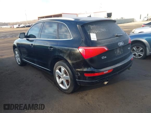✅ 2012 Audi Q5 Premium Plus • VIN: WA1LFAFPXCA098999 • Lot: 43836708. Listed on IAAI with Not provided. Free auction sales archive from the USA and detailed vehicle history report at DreamBid. Image 3.