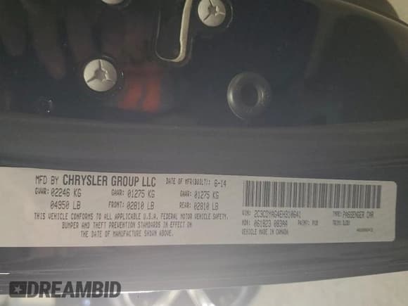 ✅ 2014 Dodge Challenger SXT • VIN: 2C3CDYAG4EH310641 • Lot: 60811924. Wystawiony na Copart z przebiegiem 99 213 mil. Bezpłatny archiwum sprzedaży aukcyjnych z USA i szczegółowy raport historii pojazdu na DreamBid. Zdjęcie 12.