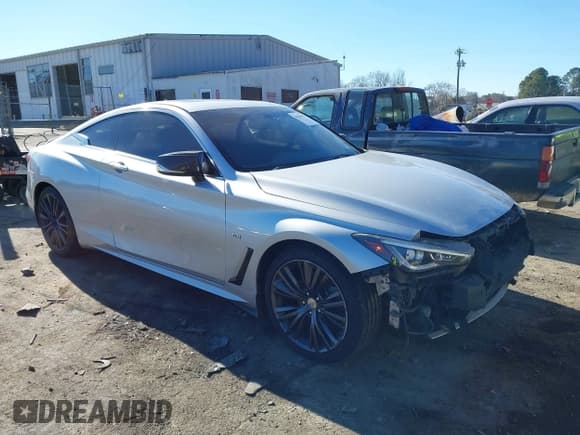 ✅ 2018 Infiniti Q60 Luxe • VIN: JN1EV7EL9JM391021 • Лот: 41369592. Опубликован ранее на IAAI с пробегом 112 732 миль. Бесплатный доступ к архиву аукционных продаж из США и подробный отчёт об истории автомобиля на DreamBid. Изображение 1.
