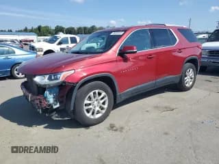 ✅ 2018 Chevrolet Traverse LT Cloth • VIN: 1GNEVGKWXJJ191737 • Lot: 80088455. Wystawiony na Copart z przebiegiem 54 076 mil. Bezpłatny archiwum sprzedaży aukcyjnych z USA i szczegółowy raport historii pojazdu na DreamBid. Zdjęcie 1.