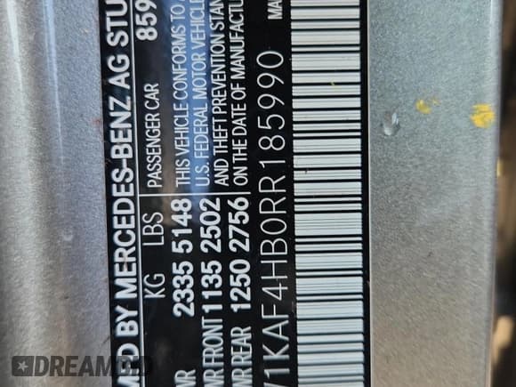 ✅ 2024 Mercedes-Benz C 300 • VIN: W1KAF4HB0RR185990 • Lot: 68674795. Wystawiony na Copart z przebiegiem Nie podano. Bezpłatny archiwum sprzedaży aukcyjnych z USA i szczegółowy raport historii pojazdu na DreamBid. Zdjęcie 13.