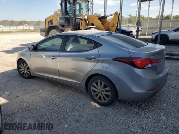 ✅ 2015 Hyundai Elantra SE • VIN: KMHDH4AE2FU321126 • Lot: 84271635. Listed on Copart with 166,216 mi. Free auction sales archive from the USA and detailed vehicle history report at DreamBid. Image 2.