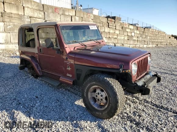 ✅ 2001 Jeep Wrangler Sahara • VIN: 1J4FA59S01P311648 • Lot: 89441105. Listed on Copart with 261,999 mi. Free auction sales archive from the USA and detailed vehicle history report at DreamBid. Image 4.