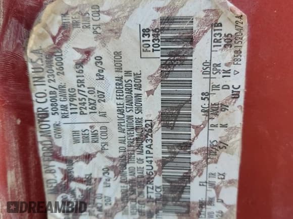 ✅ 2001 Ford Ranger XL Fleet • VIN: 1FTZR15U41PA32621 • Lot: 71794595. Listed on Copart with 97,002 mi. Free auction sales archive from the USA and detailed vehicle history report at DreamBid. Image 13.