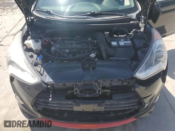 2015 Hyundai Veloster Turbo R-Spec with VIN KMHTC6AE0FU236310, listed as a Copart auction lot 58290675 with 97,216 mi miles and Salvage title. Bid and sale history available at DreamBid. Image 11.