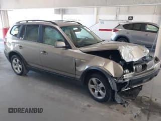 ✅ 2008 BMW X3 3.0si • VIN: WBXPC93408WJ03634 • Lot: 43498761. Listed on IAAI with 153,621 mi. Free auction sales archive from the USA and detailed vehicle history report at DreamBid. Image 1.