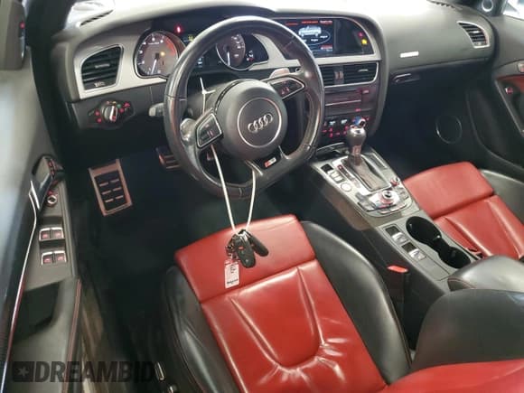✅ 2017 Audi S5 • VIN: WAUC4AFH5HN001970 • Lot: 68709065. Listed on Copart with 55,451 mi. Free auction sales archive from the USA and detailed vehicle history report at DreamBid. Image 8.