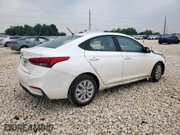 2019 Hyundai Accent SE with VIN 3KPC24A36KE066666, listed as a Copart auction lot 57275195 with 79,374 mi miles and Salvage title. Bid and sale history available at DreamBid. Image 3.