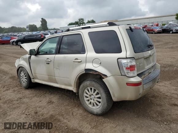 ✅ 2010 Mercury Mariner Premier • VIN: 4M2CN8HG2AKJ03385 • Lot: 66471005. Listed on Copart with 141,423 mi. Free auction sales archive from the USA and detailed vehicle history report at DreamBid. Image 2.