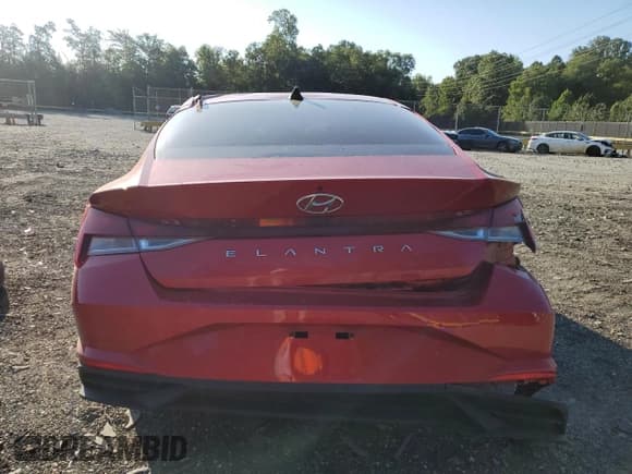 ✅ 2021 Hyundai Elantra SEL • VIN: 5NPLM4AG7MH034062 • Lot: 69520805. Listed on Copart with Not provided. Free auction sales archive from the USA and detailed vehicle history report at DreamBid. Image 6.