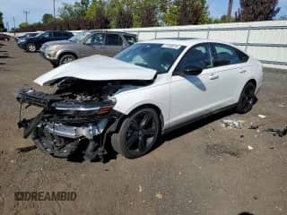 2025 Honda Accord Sport-L with VIN 1HGCY2F7XSA008093, listed as a Copart auction lot 72103615 with Not provided miles and Salvage title. Bid and sale history available at DreamBid. Image 1.
