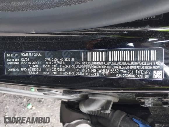 2024 Dodge Hornet R/T z VIN ZACPDFCW5R3A15632, wystawiony jako IAAI lot #41721818 z przebiegiem 13 541 mil mil oraz . Historia ofert i sprzedaży dostępna na DreamBid. Obrazek 9.